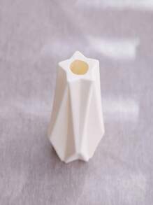 1/2/3pcs 4-6 Inch Mini Plastic Flower Vases, Home Living Room Dining Table Floral Decor Vase (Suitable For Dried Flowers), Home Decoration Room Decor Glass Vase - White - View 10
