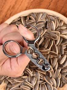 Herramienta para frutos secos, abre semillas de girasol/calabaza, tijeras relajadas para cascar frutos secos, herramienta para descascarar, pinza para frutos secos