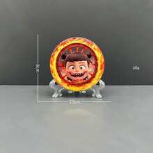 Nezha 2 Movie-Themed Cute Desktop Decoration Resin Craft Figurine, Ideal Small Gift