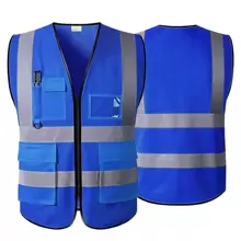Reflective Vest High Visibility Blank XXXL Motorcycle Jacket Vest Fluorescent Signal For Men Woman
