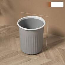 1 件 INS 风格垃圾桶，大容量，适用于家庭、客厅、厨房、卧室、浴室、办公室、废纸篓 - 彩色 - 查看 11