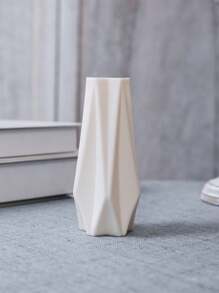 1/2/3pcs 4-6 Inch Mini Plastic Flower Vases, Home Living Room Dining Table Floral Decor Vase (Suitable For Dried Flowers), Home Decoration Room Decor Glass Vase - White - View 14