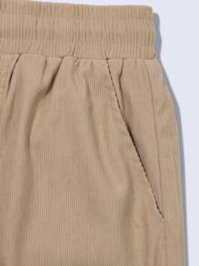 2025 Men's Summer Street Fashion Multi-Pocket Corduroy Breathable Outdoor Sports Shorts - Khaki - View 3