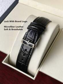 Pablo Raez 1 Đồng hồ đeo tay kinh doanh cổ điển dành cho nam Thép không gỉ Bạc Vỏ IPS Đen sang trọng Mềm mại & Thoải mái Da sợi nhỏ Thời trang Mặt số 40mm Vạch chia độ La Mã Có ngày Chống nước 50M Hàng đầu Thương hiệu mới AAA Đồng hồ đeo tay thạch anh nam Đồng hồ thể thao thường ngày Quà tặng đẹp mắt cho bạn bè hoặc gia đình Quà tặng cho cha Phù hợp cho cuộc sống hàng ngày/Công việc/Trang trí tiệc Đồng hồ đeo tay Quà tặng sinh nhật - Bạc - Xem 11