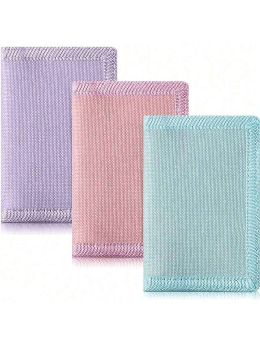 Trifold Wallet Festivals Gifts,Birthday Gifts Wallet,RFID Trifold Canvas Outdoor Sports Wallet For Boy And Girl