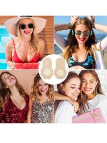 10 Stück/20 Stück praktische einweg Brustlifting Tapes - Super diskrete unsichtbare selbstklebende Brustblüten, entwickelt für den Komfort und das Selbstvertrauen von Frauen, Wäsche und Accessoires