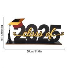 1pc Đồ trang trí đứng bằng gỗ 3D tốt nghiệp, Quà tặng tốt nghiệp - Nhiều màu - Xem 7