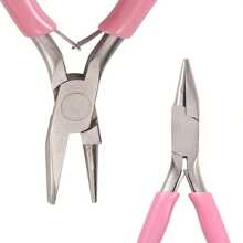 2pcs/1pc Pink Jewelry Pliers And Ring Can Be Used To Make And Repair Various Jewelry Accessories, A Must-Have Tool For DIY Enthusiasts