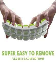 1/4pcs Multicolour Kitchen 14 Ice Box Square Ice Box Mold, Removable Lid Silicone Ice Box Soft Bottom Easy To Release Ice Utensils, Homemade Ice Box, Silicone Ice Tray - Multicolor - View 5