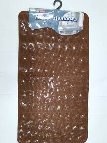 1 szt. Bezwonna miękka gruba mata prysznicowa z przyssawką Kolory wysyłane losowo Wystrój łazienki w domu Dywanik łazienkowy Dywanik podłogowy Dywanik zewnętrzny Dywanik drzwiowy Letnie akcesoria łazienkowe