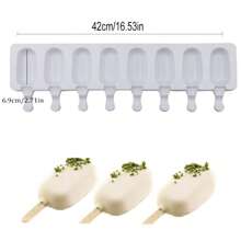 1pc DIY Silicone Ice Cream & Chocolate Mold - Popsicle Tray And Ice Cube Maker For Homemade Desserts, Perfect For Parties - Multicolor - View 4