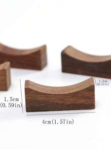 1PC/3/5PCS/Wooden Chopstick Holder With Japanese And Korean Style, Suitable For Home Kitchen And Dining Table Decoration - Multicolor - View 4