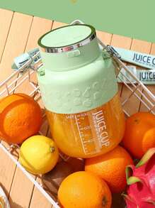 便携式迷你榨汁机，800 毫升无线自动果汁搅拌机 - 彩色 - 查看 8