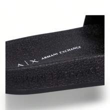 Sandalia Armani Exchange A/X Negro/Blanco Casual Para Hombre - Blanco y Negro - Ver 6