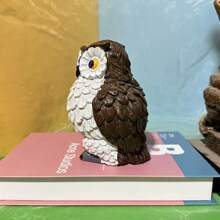 Resin Simulated Owl Ornaments, Furniture Cabinet Desktop Decorative Crafts Gifts Birthday Graduation