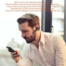 蓝牙耳机 头戴式耳机 立体声免提降噪无线商务耳机 带高清麦克风