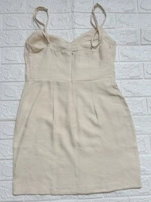 Short Dress Marrante Faminina - 淺褐色的 - 查看 4