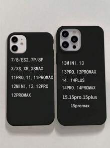 Back To School Minimalist Solid Black Candy Perforation Creative Anti-Drop Phone Case With Suction Cup Holder, Compatible With IPhone 11 12 13 14 15 16 Plus 13 Pro Max Waterproof Shockproof Scratch Resistant - Black With Suction Cup Bracket - View 4