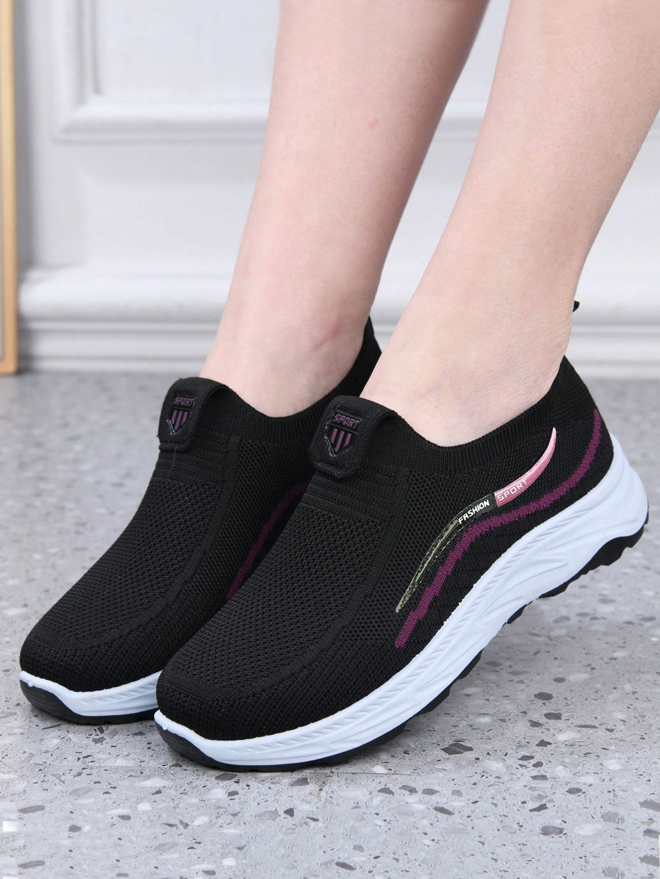 أحذية رياضية نسائية مريحة للربيع/الصيف، شبكة تنفس،...