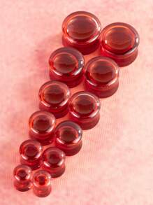 1 Pair Acrylic Punk Style Ear Plugs - Ear Gauges - View 2