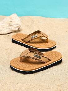 1 双儿童泡沫卡通动物 EVA 防滑时尚户外人字拖