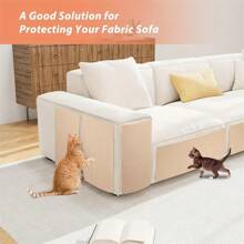 Self-Adhesive Cat Scratch Pad - Durable Polyester Felt Wall And Furniture Protector Pad, Multi-Size Packaging, Cat Scratching Board - 30*100 - View 8