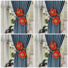 4pcs/2pcs/1pc Rope Curtain Binding - Modern Simple Design, Multifunctional, No-Punch Buckle, Perfect For Living Room Home Decor & Gift Giving - one-size - View 18