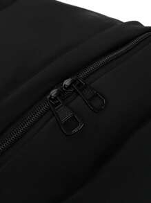 1pc Unisex Casual Outdoor Large Capacity Solid Color Waterproof Wear-Resistant Backpack For City Commuting - Multicolor - View 6