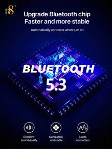 D8 handgefertigte Diamant-Smart-Brille mit Knochenleitung (Musik & Anrufe) für intelligente Geräte, für Damen und Herren, zum Anschließen an Handy & Tablets, zum Radfahren, Spielen, Musikhören oder Handyieren, um mit der Außenwelt in Kontakt zu bleiben.