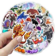 54pcs Cartoon Graffiti Dragon Series Sticker Bag Mobile For Phone Case Suitcase Backpack Violin Storage Box Game Console Charger Notebook