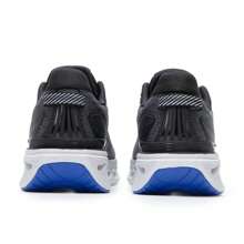 XTEP 男士轻便休闲运动鞋，减震耐磨跑鞋，黑色/炭灰色 - 黑/煙灰色 - 查看 5