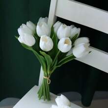 10 件人造郁金香花束，看上去很真实，适用于装饰、母亲节、生日、家居、婚礼
