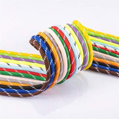 1 rolo 5 jardas 6mm Stout Paracord Cord Lanyard Corda Artesanal DIY Cord Pulseira Fazendo