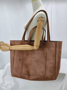 Sac à main surdimensionné rétro pour femme, sac fourre-tout de voyage décontracté, nouveau sac à main printemps grande capacité
