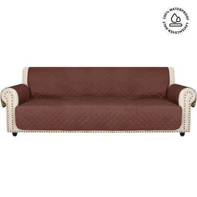 1/3/4Set 2025 New Waterproof Sofa Cover Solid Color Simple Design Dustproof Durable Soft Comfortable Elastic 100% Waterproof Protection Home Machine Washable Suitable For Living Room Hotel Rental House Apartment Room