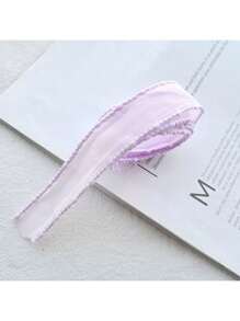 1 件宽 25 毫米、长 1 米的卷边纱布丝带 - 手工 DIY 珠宝配件，用于自制蝴蝶结、发夹和领带 - 彩色 - 查看 11