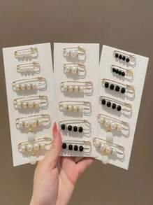 18pcs Women Faux Pearl Brooch Waist Adjustor, Clothing Waist Fixer & Decor, Size Reduction Without Cardboard Dress Accessories Pin For Clothes Bag Charm Backpack For School Office Accessories Shirts Jacket Jewelry Christmas Halloween Clothes Pin Funny Cute Teacher Gifts