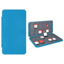 Switch 游戏卡夹盒，带 24 个游戏卡槽和 24 个 Micro SD 卡存储空间 - 彩色 - 查看 7