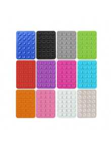 12pcs Multifunctional Silicone Suction Cups, Suitable For Phone Cases And Tablet Stands, Strong Adhesiveness, Easy To Remove And Reusable, Washable - Ideal For Phone Case Decoration And Tablet Stand - Multicolor - View 2