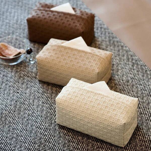 1 Peça Caixa De Lenços Acessórios De Cozinha À Prova D'Água, Caixa De Lenços Decorativos, Porta-Guardanapos Para Mesa, Caixa De Lenços De Banheiro