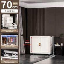 5/4/3/2/1 Layer No-Assembly Storage Cabinet, Children's Wardrobe, Bedroom Collapsible Simple Clothing Cabinet For Rental Home, Baby Organizer - Solid Color - View 16