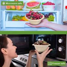 FPN Disposable Bowls 100% Round Compostable Microwave Safe Soup Bowls 6 ,8 &12Oz - 6 Oz - View 6