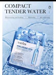 10 PCS HYALURONIC ACID MASKS - Blue - View 5