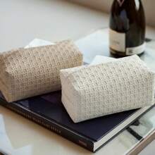 1 Peça Caixa De Lenços Acessórios De Cozinha À Prova D'Água, Caixa De Lenços Decorativos, Porta-Guardanapos Para Mesa, Caixa De Lenços De Banheiro