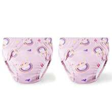 4 件幼儿如厕训练裤，可重复使用的防水训练内衣，送给幼儿和婴儿的最佳礼物，多种颜色可选（尺码偏大，适合长期穿着）