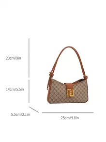 Mini Women's Shoulder Bag, Valentine's Day Gift - Khaki - View 5