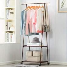 Bedroom: Sleep At Night, Put Clothes, Bedside Simple Drying Rack, Coat Rack, Floor Hanger, Triangular Folding Rack - Multicolor - View 6