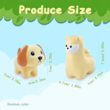 10 件农场动物恐龙玩具计数配对精细动作玩具配对游戏学习套装圣诞节生日复活节礼物