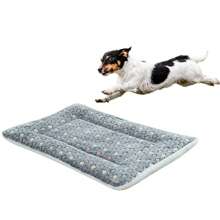 Tappetini morbidi per lettini, in flanella e peluche corto, per il sonno degli animali domestici come gatti e cani di piccola taglia, cuscini carini, coperte calde per gattini e cani