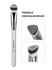 MAANGE 2pcs Makeup Tool Kit 1pc Foundation Air Cushion Puff Makeup Sponges For Liquid Cream Foundation 1pc Triangle Soft Fiber Top Concealer Brush Easy To Carry, Reapply Makeup - 銀色 - 查看 9